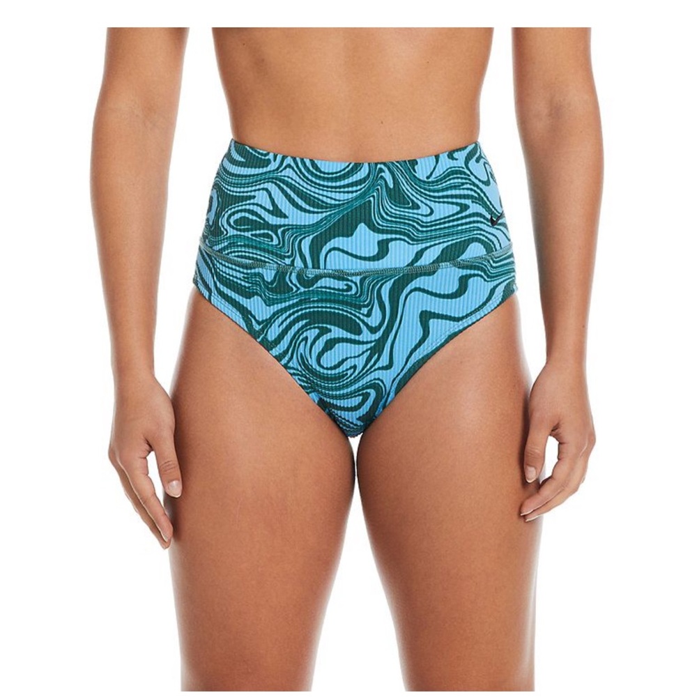 NWT Nike Women’s Swirl High Waisted Swim Bottoms (XL)